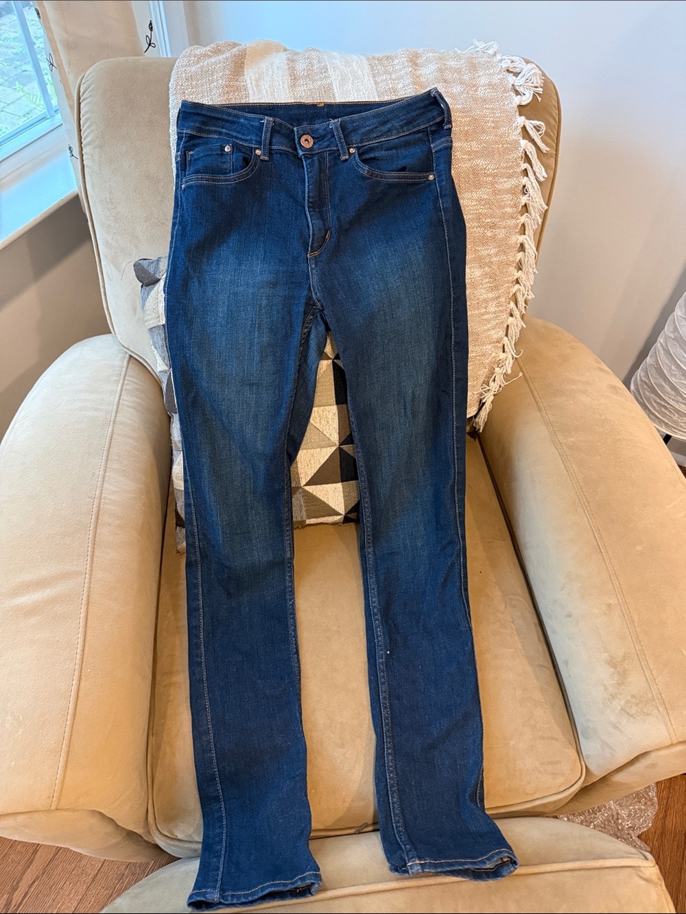 H&M Women's Dark Indigo Skinny Jeans